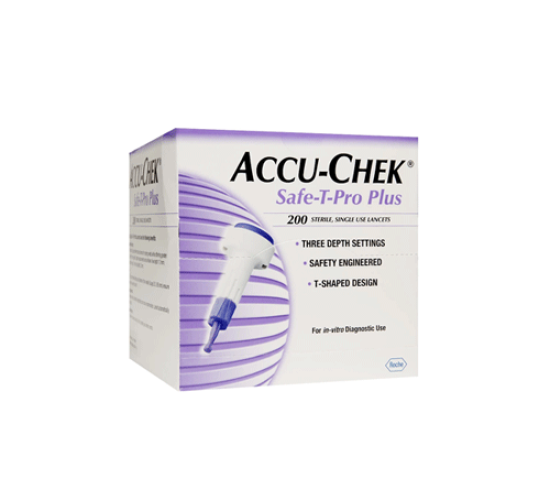 Accu-Chek Safe-T-Pro Plus ланцеты № 200/ Roche Diagnostics gmbH (Германия)